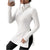 Women'S Autumn and Winter High Neck Pullover Bottom Shirt