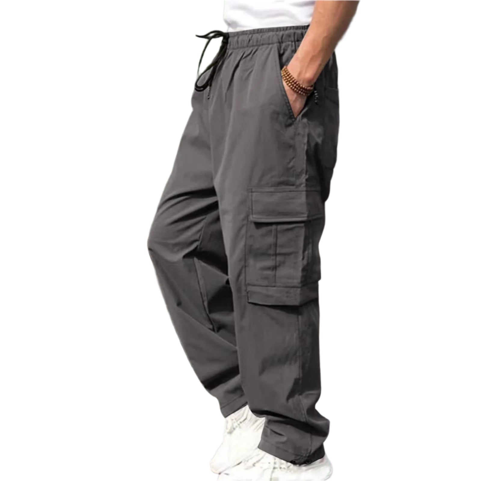 Europe and the United States Men New Spring Autumn Youth Street Men Casual Pants Fashion Loose Straight Tube Pants Overalls