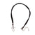 Retro Black Punk Triangle Arrow Pendant with Rope Necklace Accessories for Men N0472
