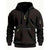 Cross-Border Autumn and Winter New Men'S Hoodie Hooded Arm Zipper Long Sleeve Pullover Trend Fashion Hoodie Top